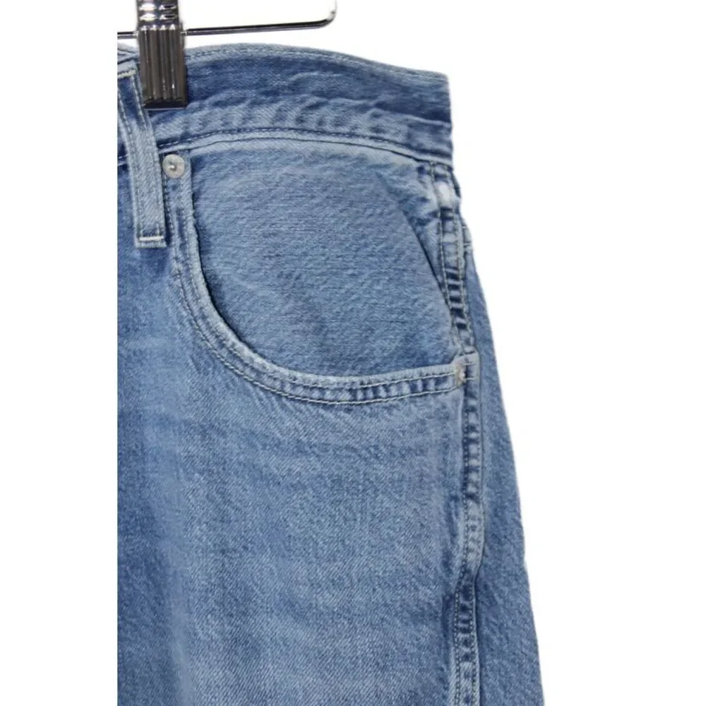 Amo Womens Cropped Blue Jeans Size 28